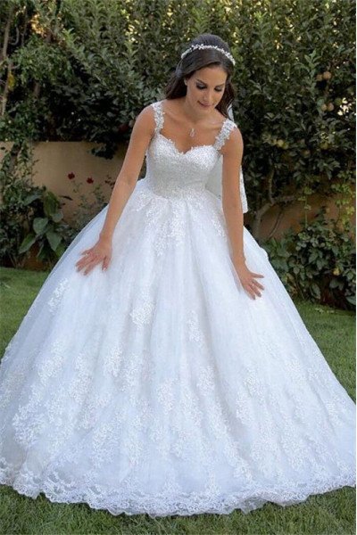 Classical Square Ball Gown Wedding Dresses With Appliques Classical Square Ball Gown Wedding Dresses With Appliques