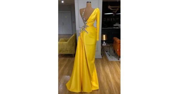 Charming V Neck Long Prom Dress,Reception Dress Y7252